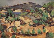 Paul Cezanne Mountains seen from l'Estaque USA oil painting artist